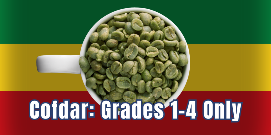 كوفدار | COFDAR | درجات القهوة الإثيوبية (قريد): 9 درجات جودة ولماذا كوفدار تعمل فقط من 1 إلى 4