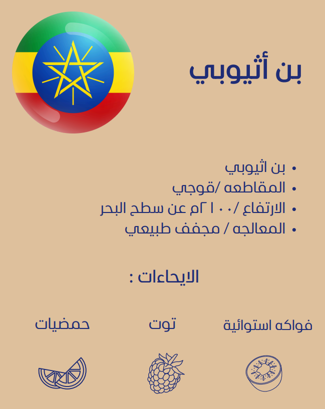 قهوة اثيوبي قوجي مختصة محمصة باقل الاسعار