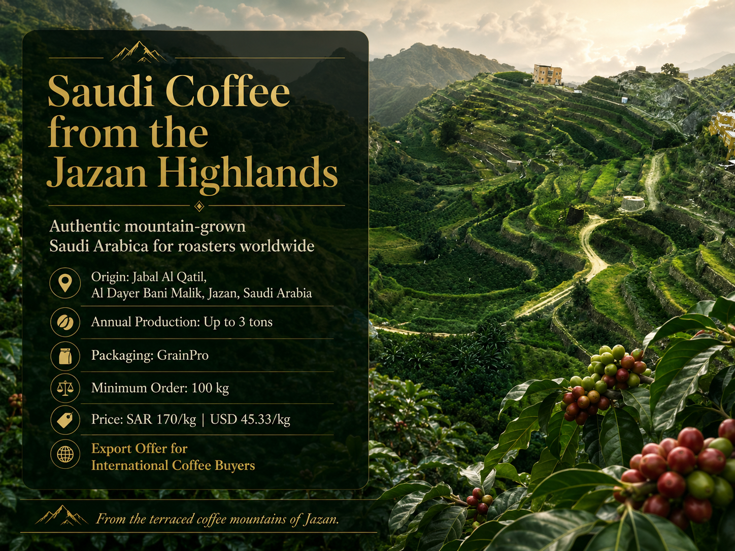 Saudi Coffee from the Jazan Highlands